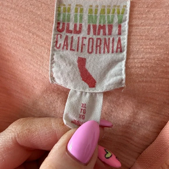 Old Navy Peach Zip-Up Hoodie - Picture 3 of 5